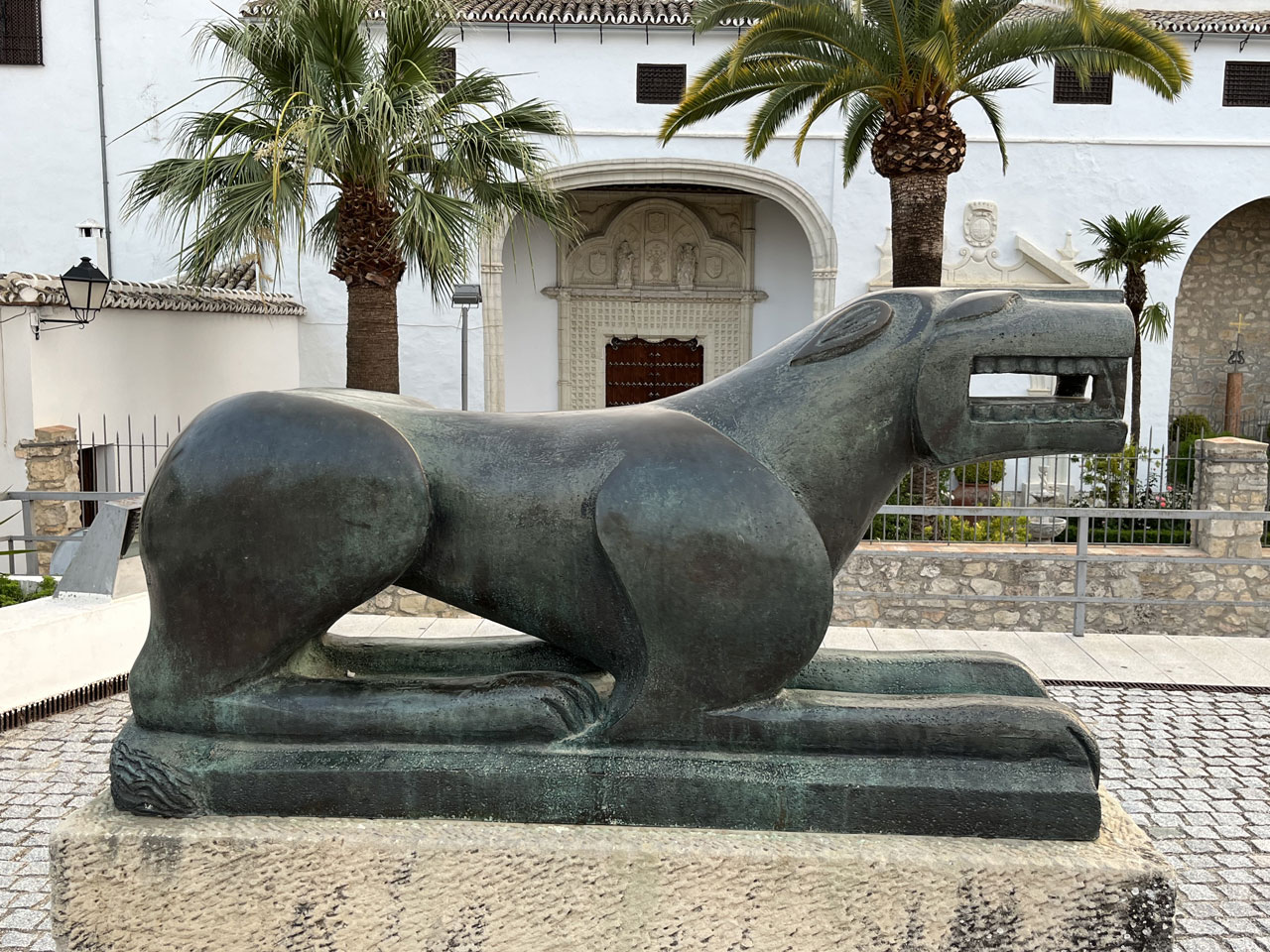 Detalle de la leona de Baena