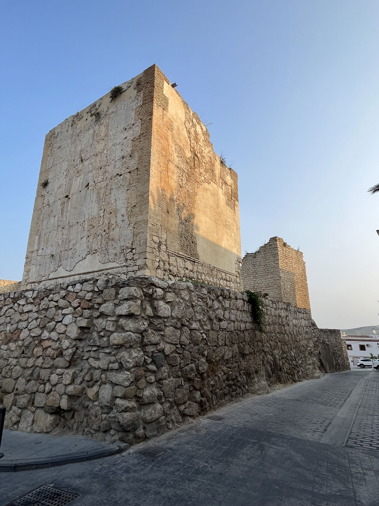 Parte del castillo de Baena