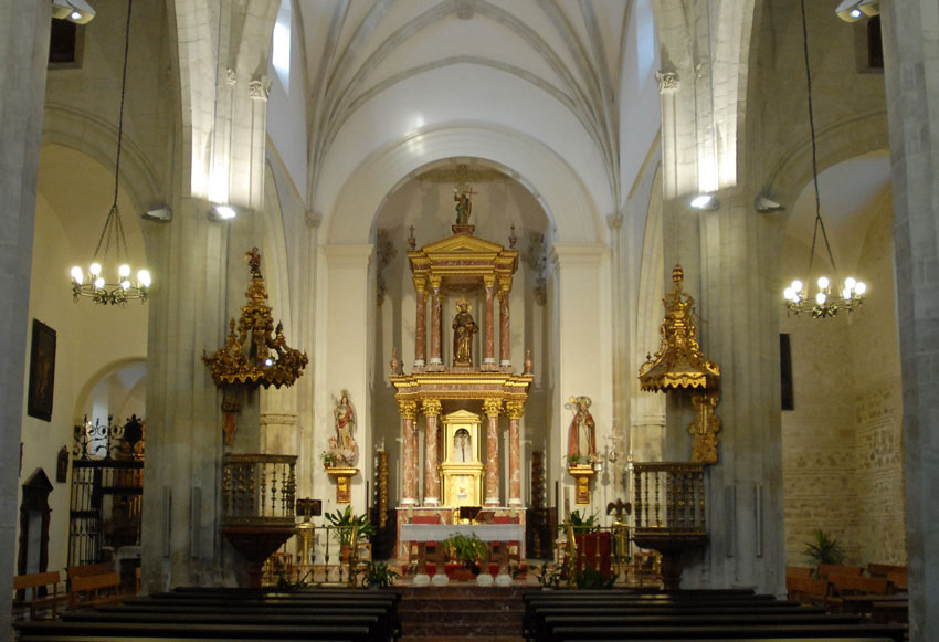 Interior de la Iglesia de San Bartolomé